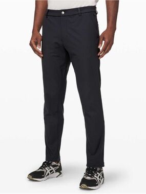 NWOT Lululemon Commission Pant Classic Fit Warpstreme 38x34 Obsidian